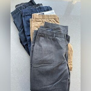4 pairs Lands’ End men’s dress pants